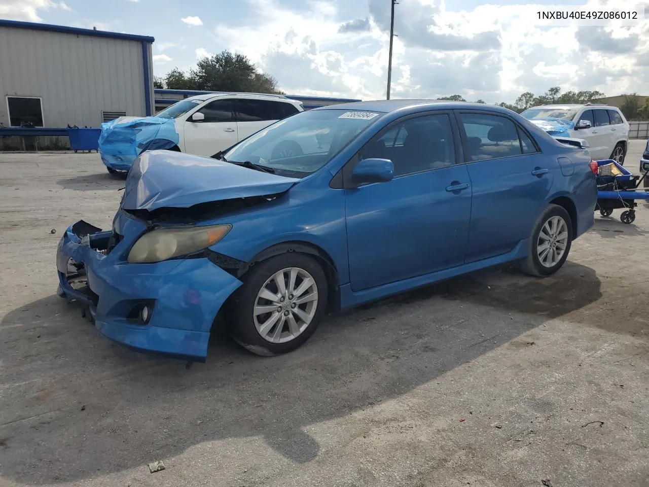 2009 Toyota Corolla Base VIN: 1NXBU40E49Z086012 Lot: 73804984