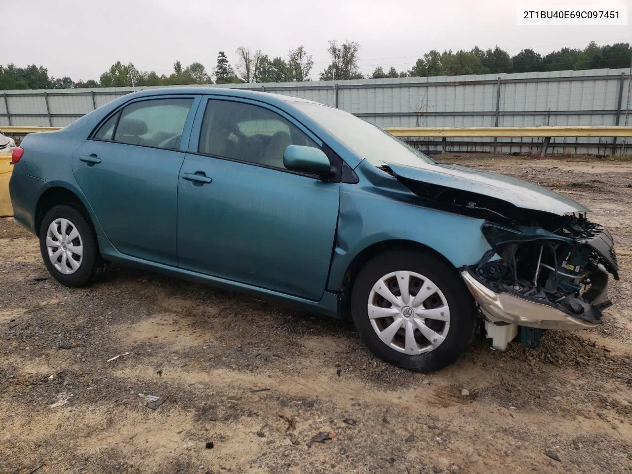 2009 Toyota Corolla Base VIN: 2T1BU40E69C097451 Lot: 73893134