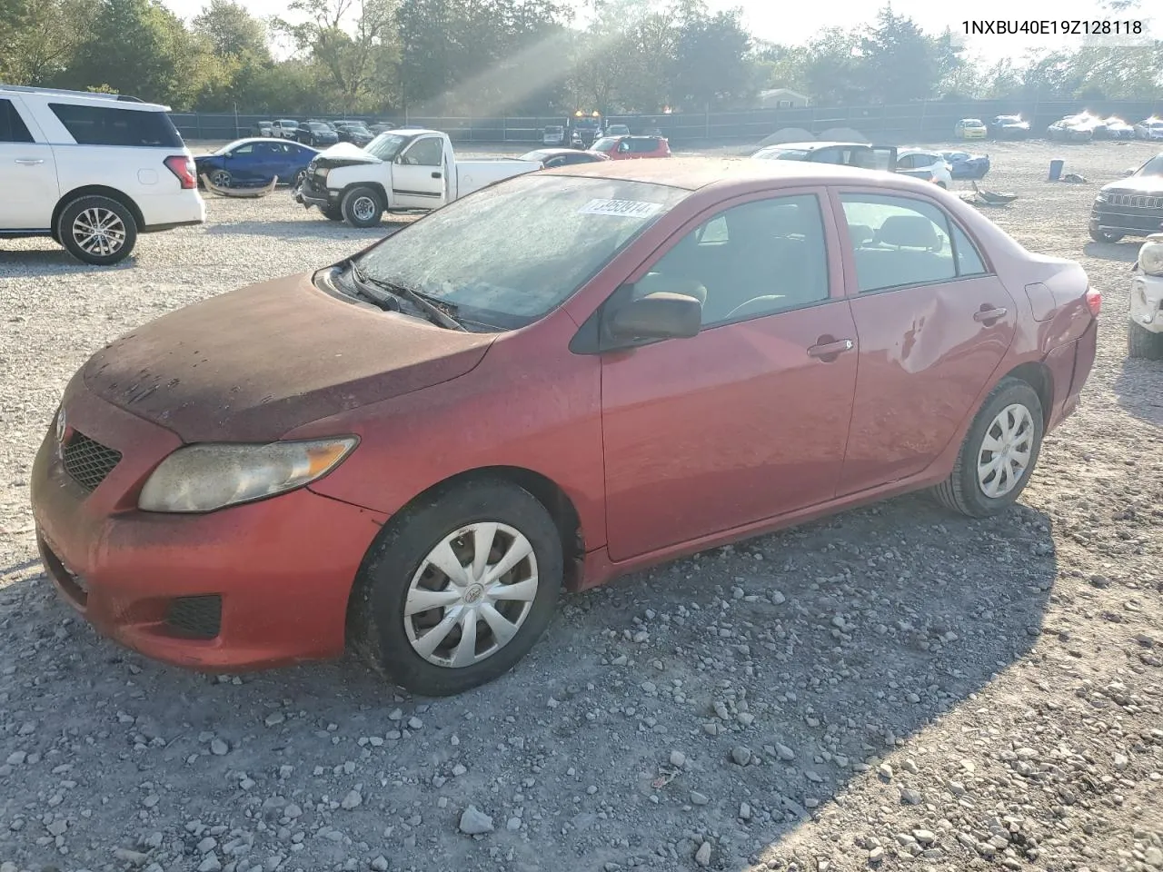 2009 Toyota Corolla Base VIN: 1NXBU40E19Z128118 Lot: 73950914