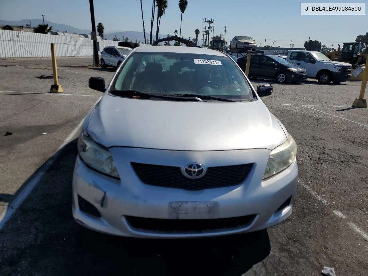 2009 Toyota Corolla Base VIN: JTDBL40E499084500 Lot: 74133534