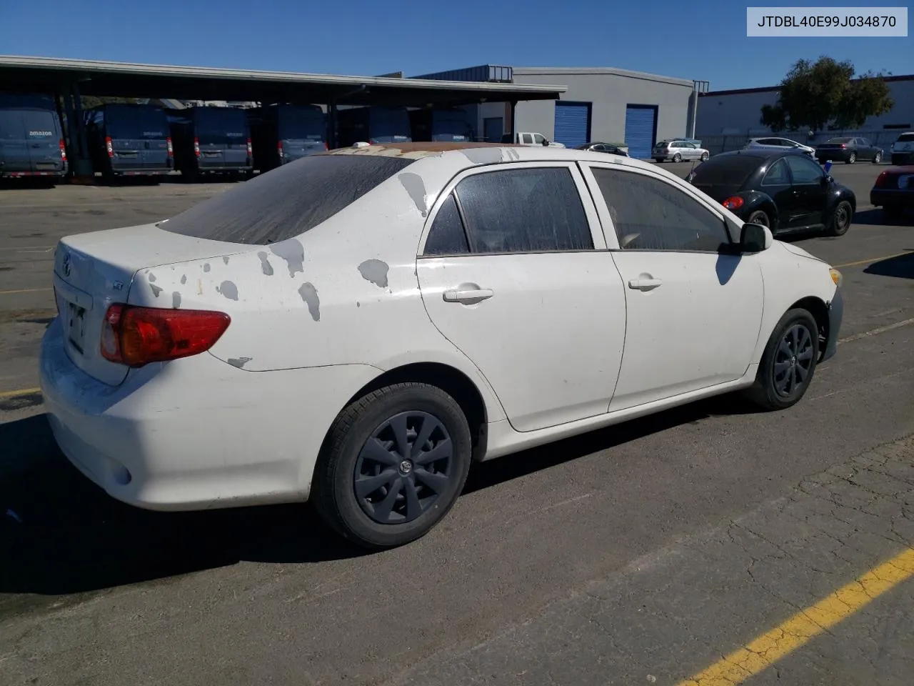 2009 Toyota Corolla Base VIN: JTDBL40E99J034870 Lot: 74740654