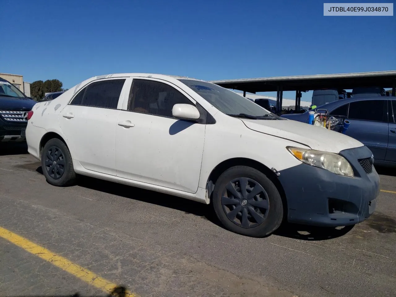 2009 Toyota Corolla Base VIN: JTDBL40E99J034870 Lot: 74740654