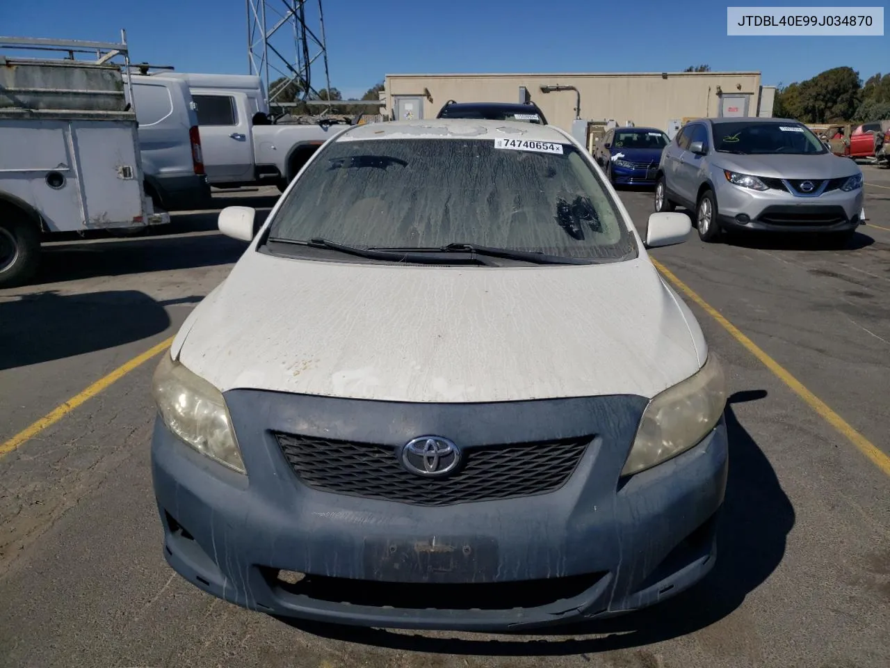 2009 Toyota Corolla Base VIN: JTDBL40E99J034870 Lot: 74740654