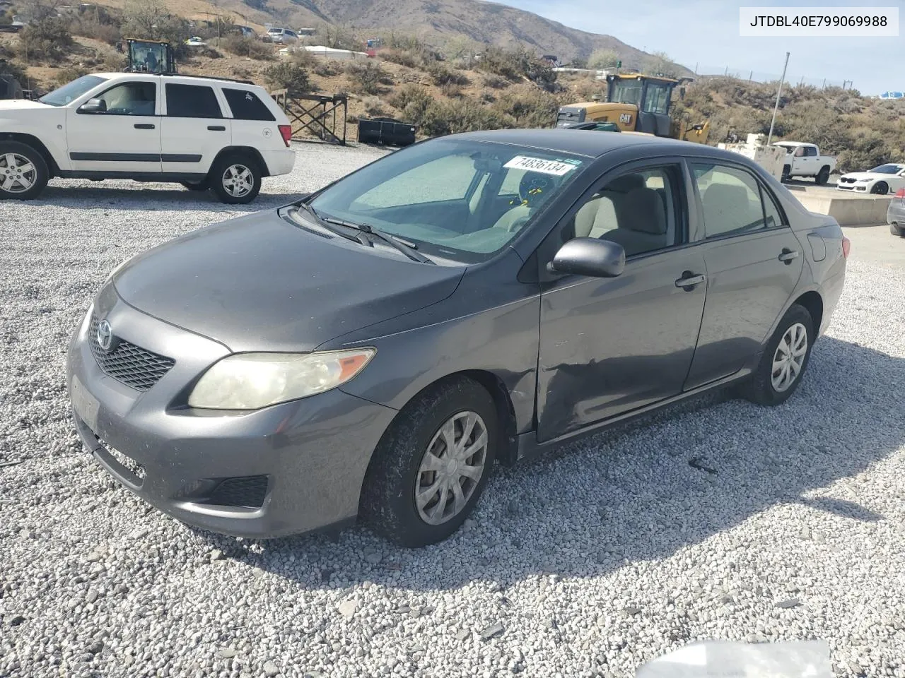 2009 Toyota Corolla Base VIN: JTDBL40E799069988 Lot: 74836134