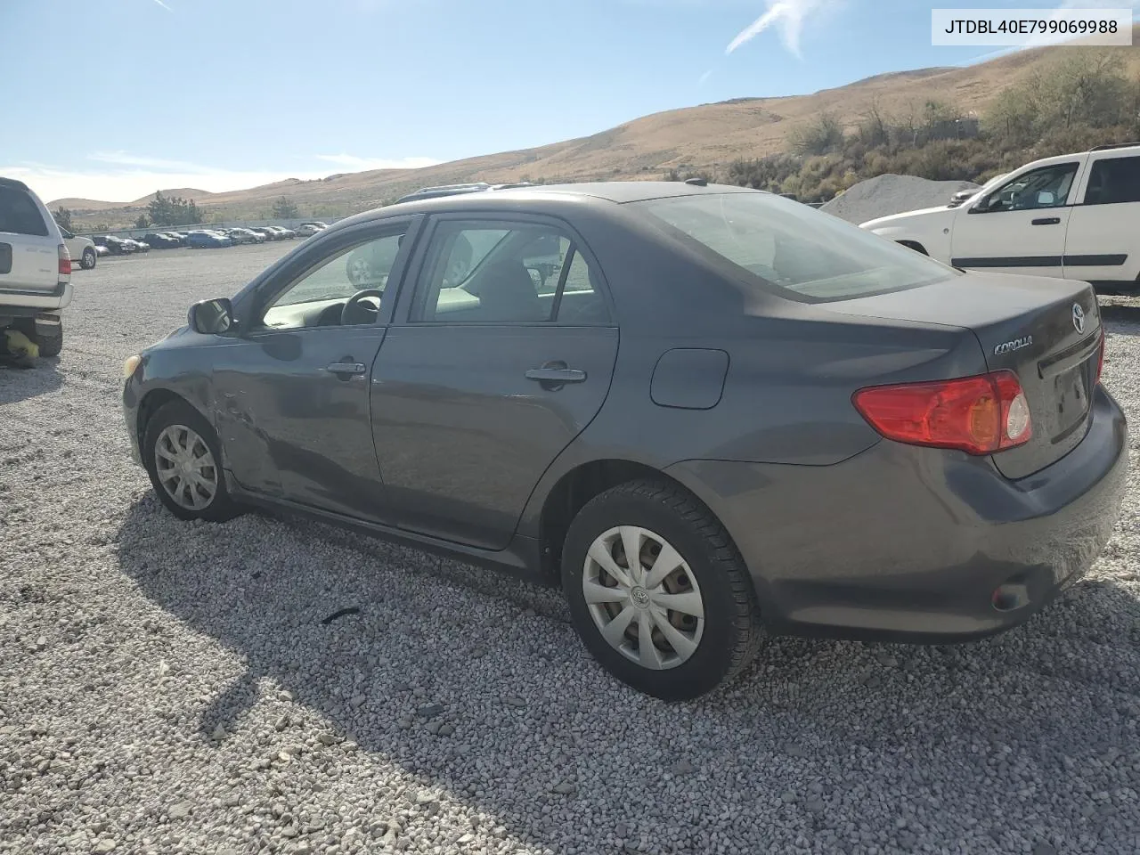 2009 Toyota Corolla Base VIN: JTDBL40E799069988 Lot: 74836134