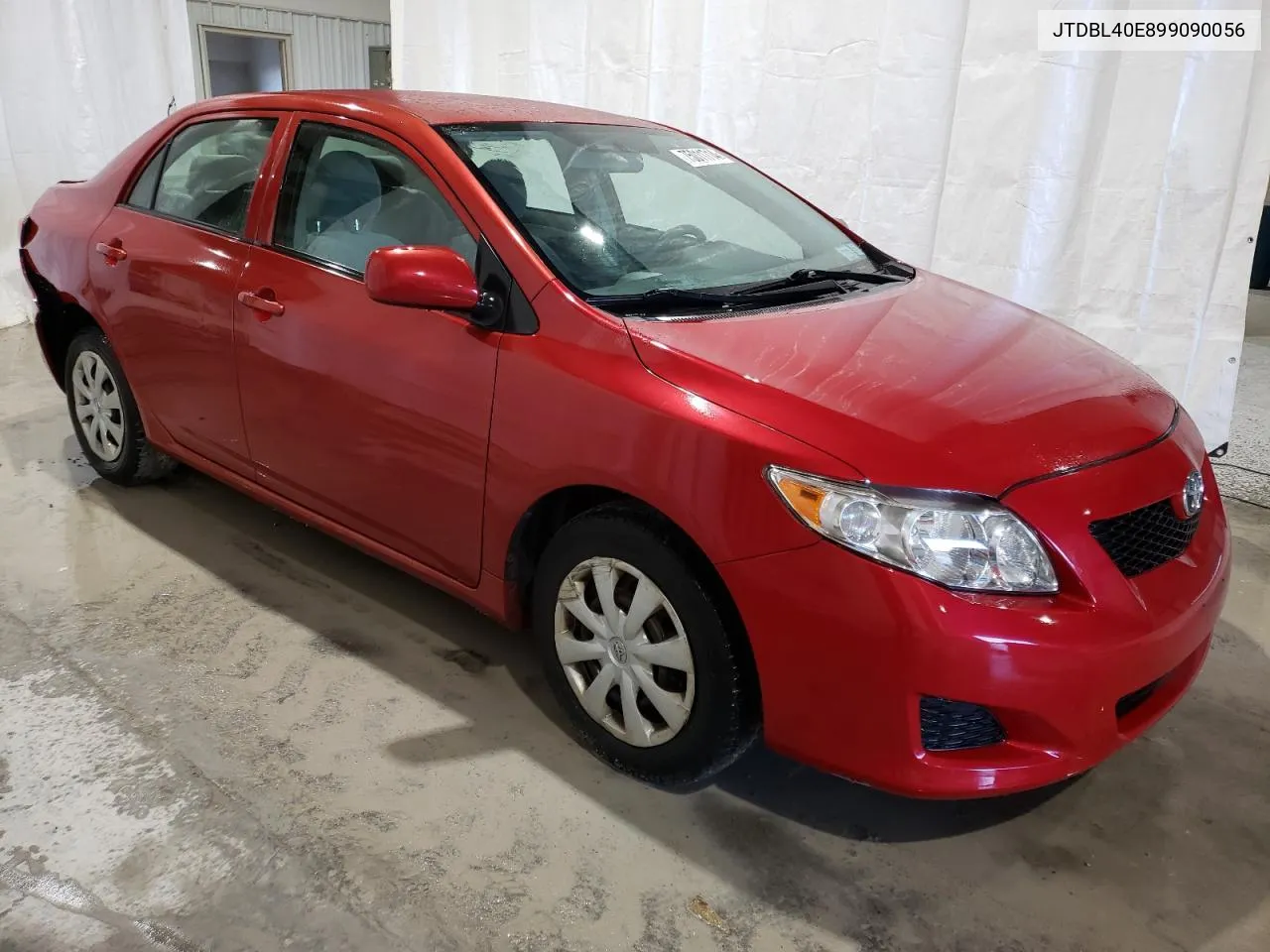 2009 Toyota Corolla Base VIN: JTDBL40E899090056 Lot: 75011714