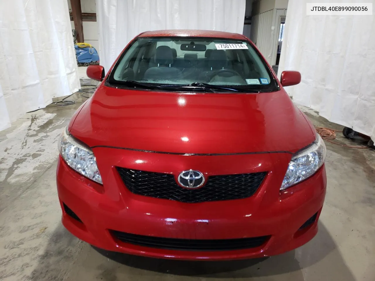 2009 Toyota Corolla Base VIN: JTDBL40E899090056 Lot: 75011714