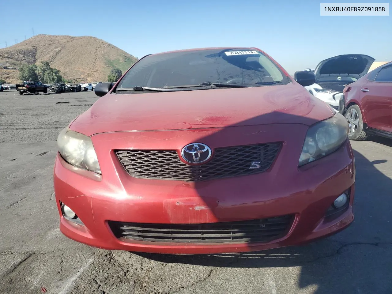 1NXBU40E89Z091858 2009 Toyota Corolla Base