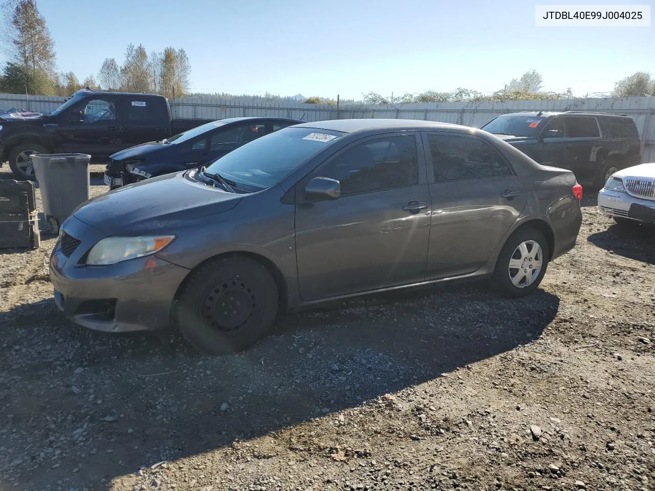 2009 Toyota Corolla Base VIN: JTDBL40E99J004025 Lot: 75242364