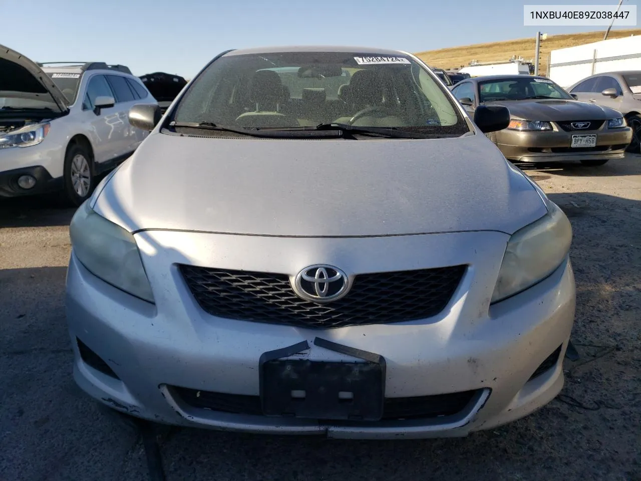 1NXBU40E89Z038447 2009 Toyota Corolla Base