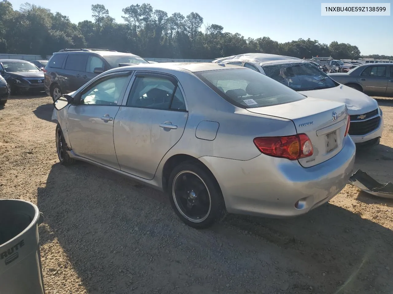 2009 Toyota Corolla Base VIN: 1NXBU40E59Z138599 Lot: 75418934