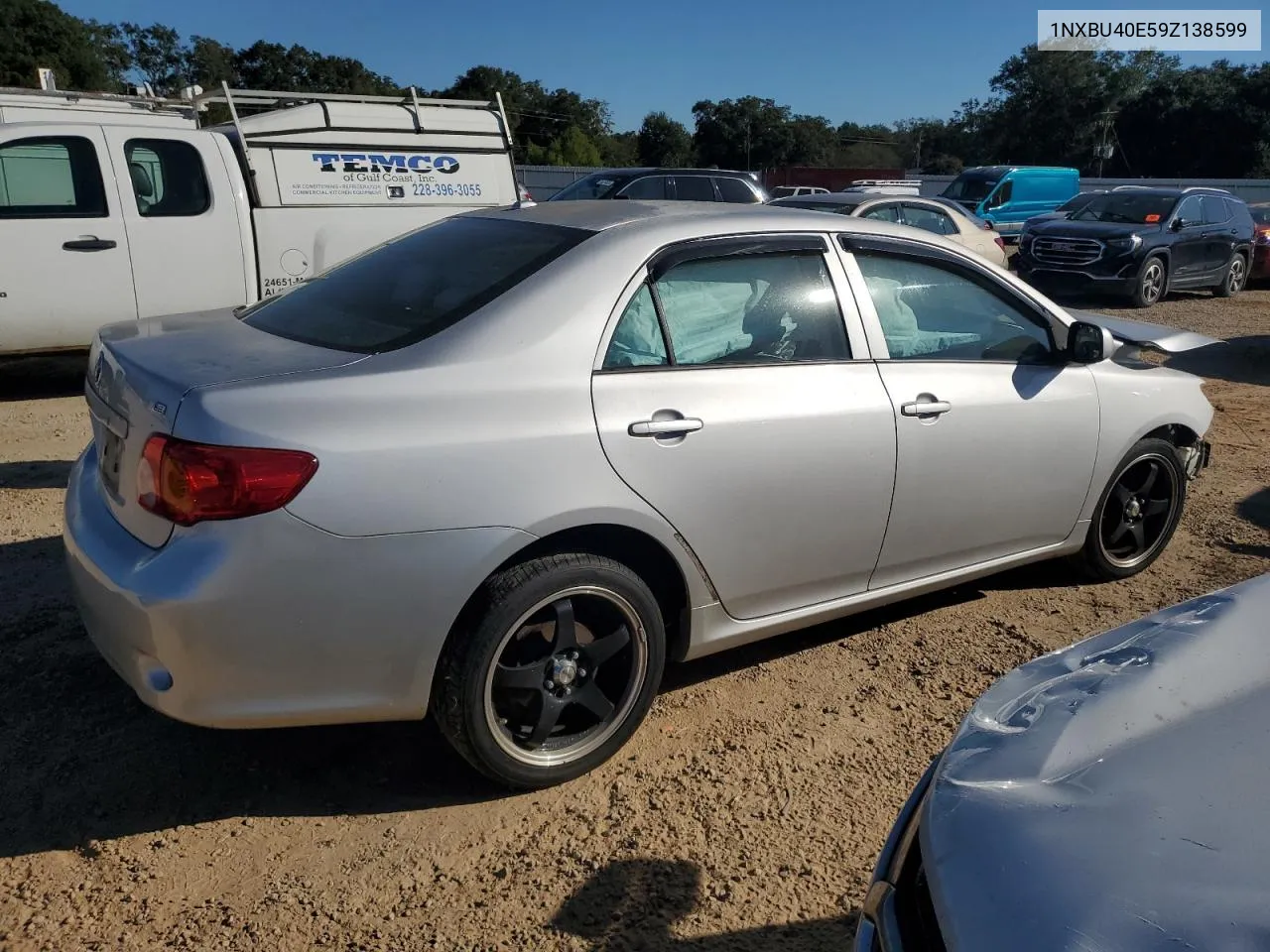 1NXBU40E59Z138599 2009 Toyota Corolla Base