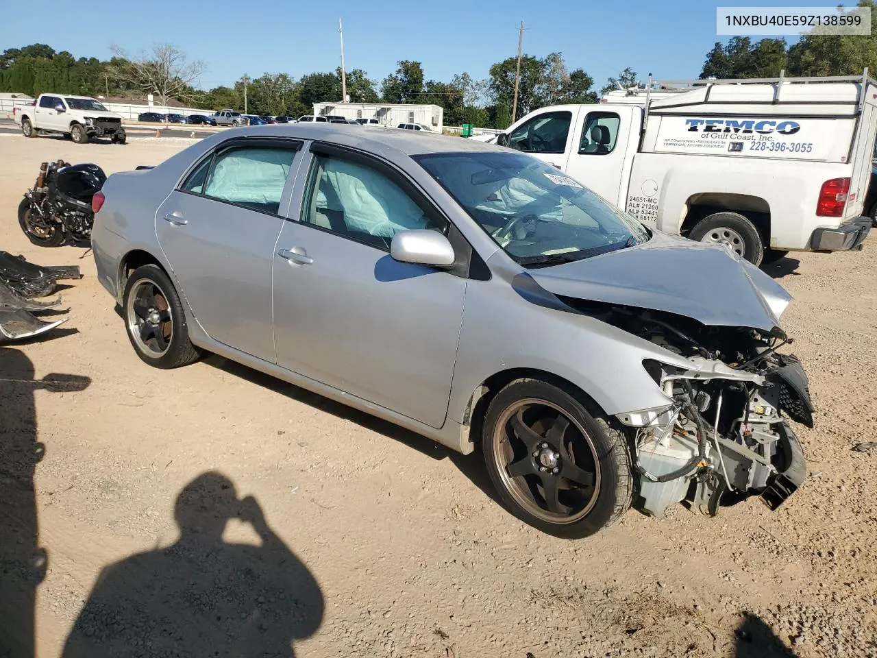 1NXBU40E59Z138599 2009 Toyota Corolla Base