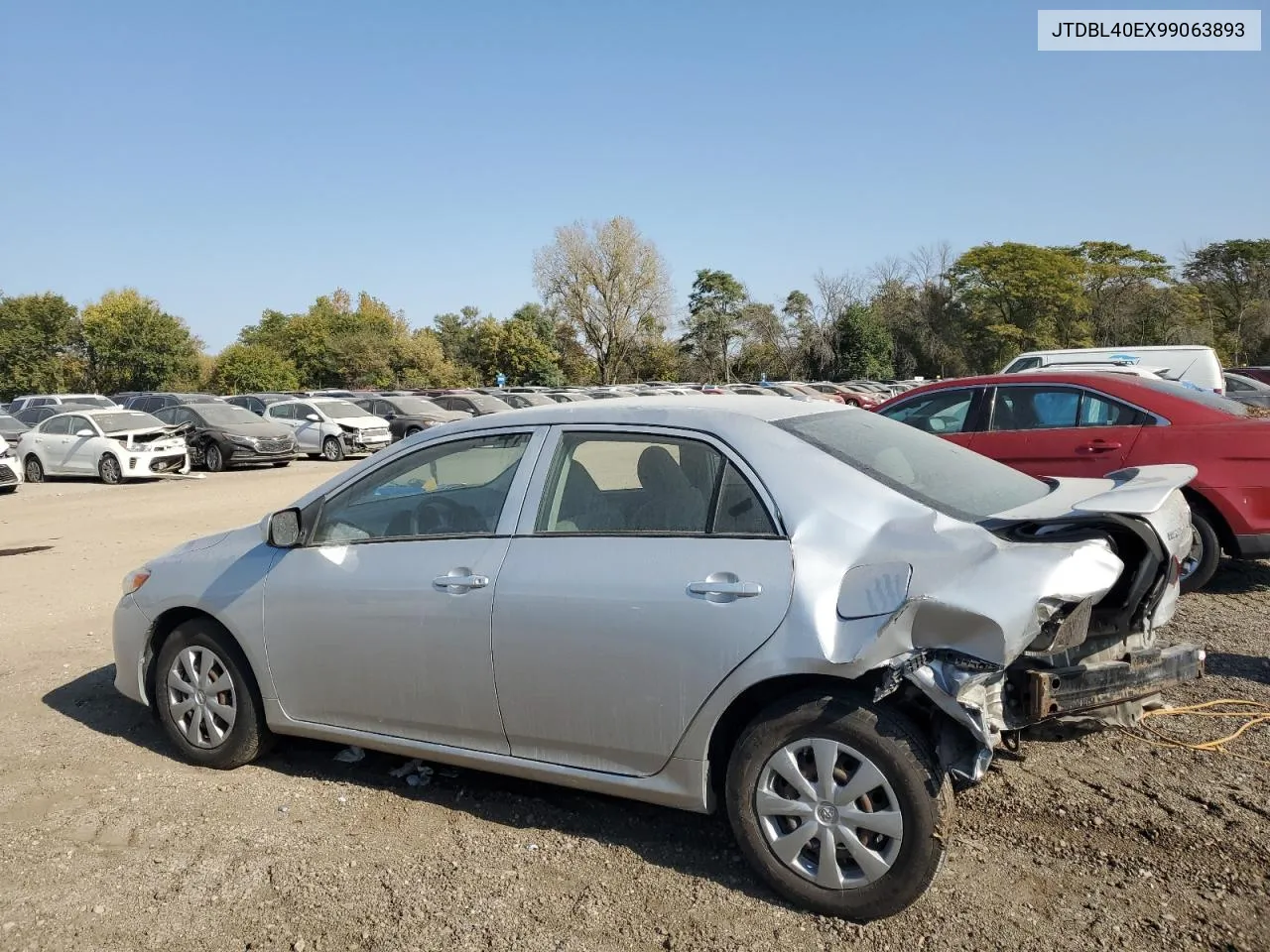 2009 Toyota Corolla Base VIN: JTDBL40EX99063893 Lot: 75424484