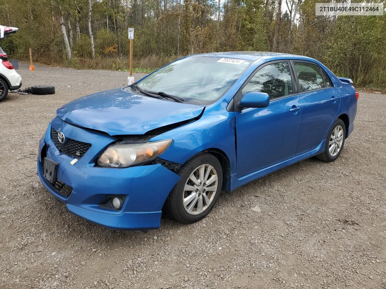 2009 Toyota Corolla Base VIN: 2T1BU40E49C112464 Lot: 75522424