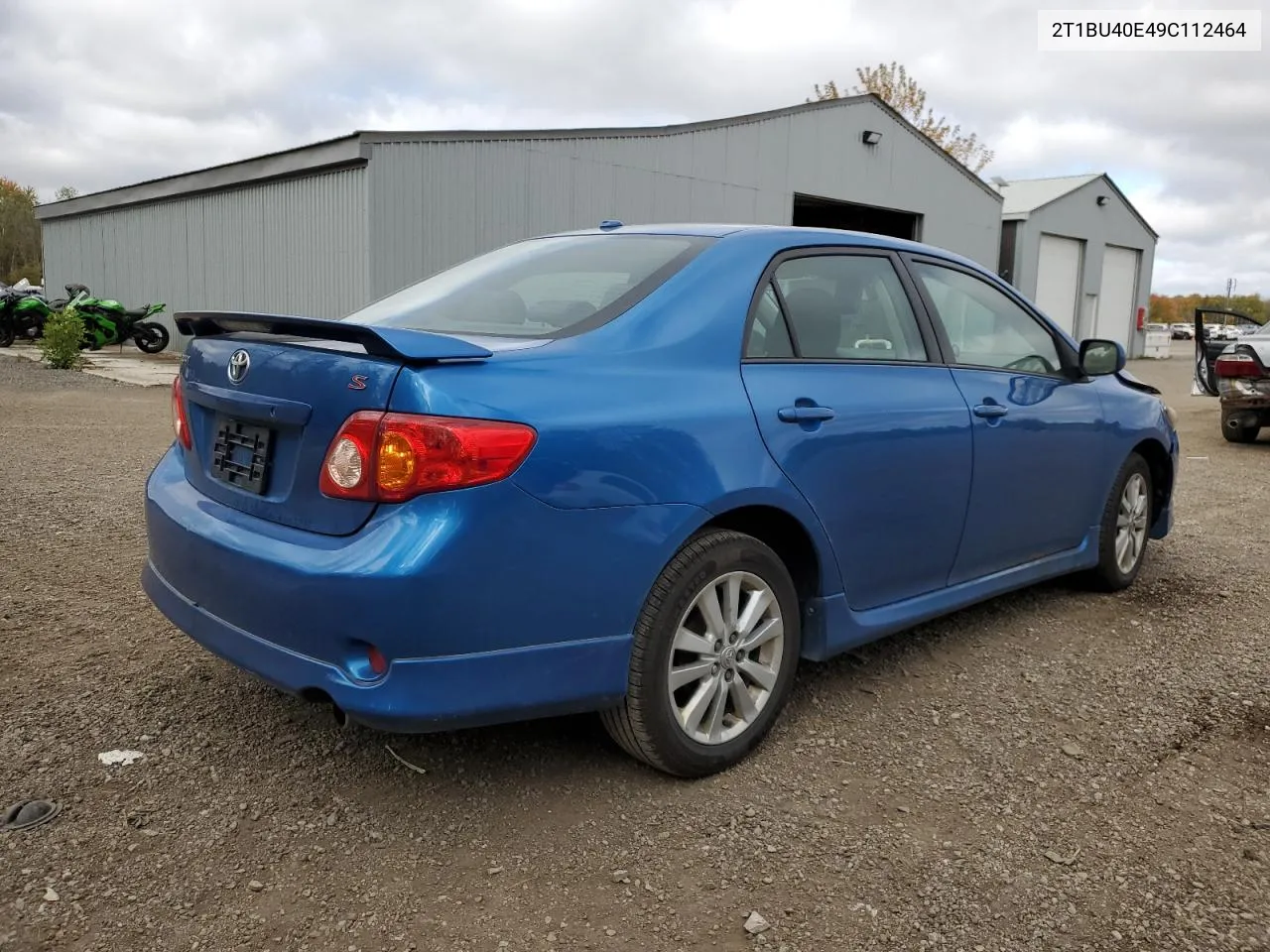 2009 Toyota Corolla Base VIN: 2T1BU40E49C112464 Lot: 75522424