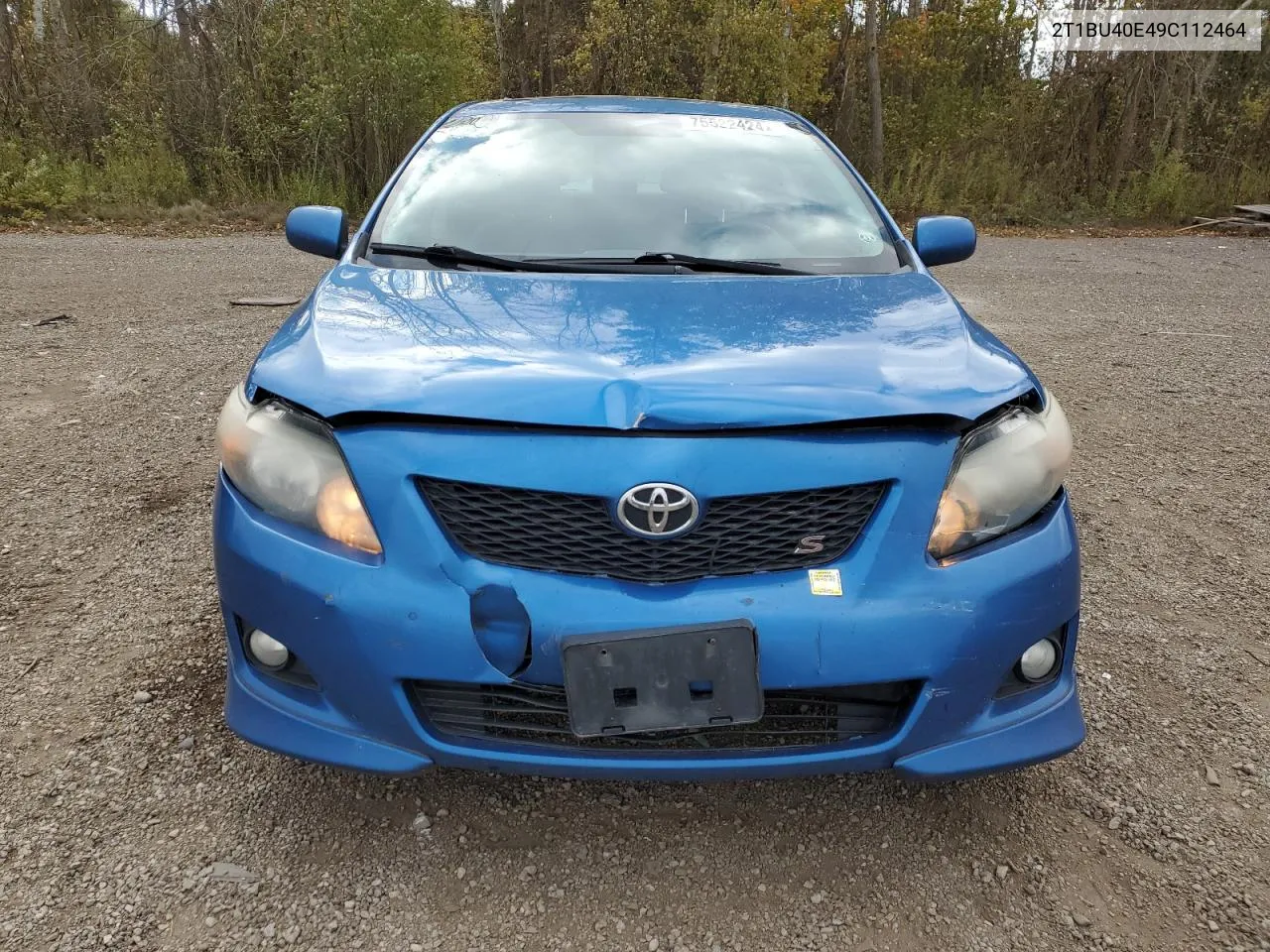 2009 Toyota Corolla Base VIN: 2T1BU40E49C112464 Lot: 75522424