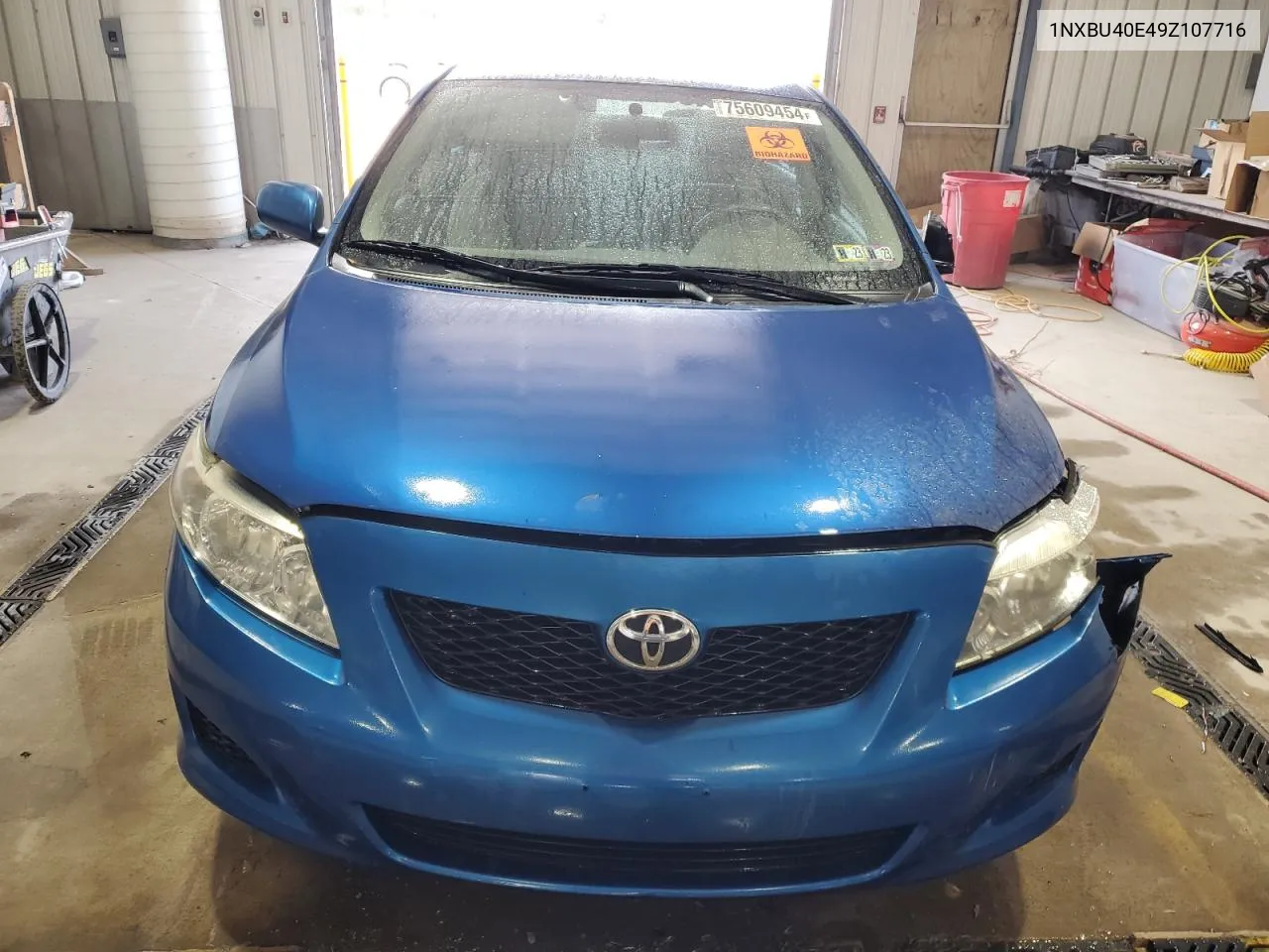 2009 Toyota Corolla Base VIN: 1NXBU40E49Z107716 Lot: 75609454