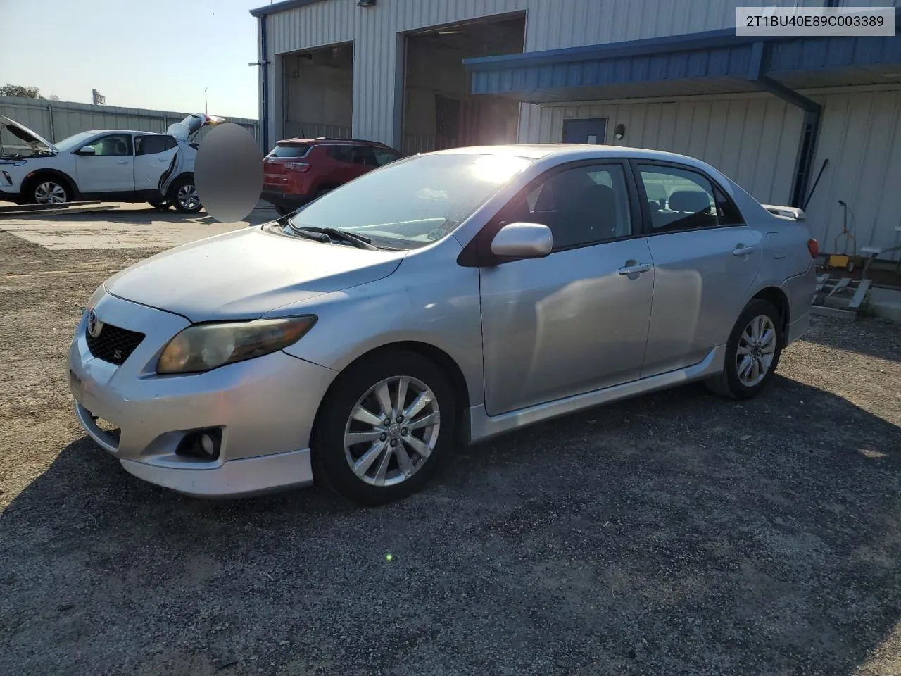 2T1BU40E89C003389 2009 Toyota Corolla Base