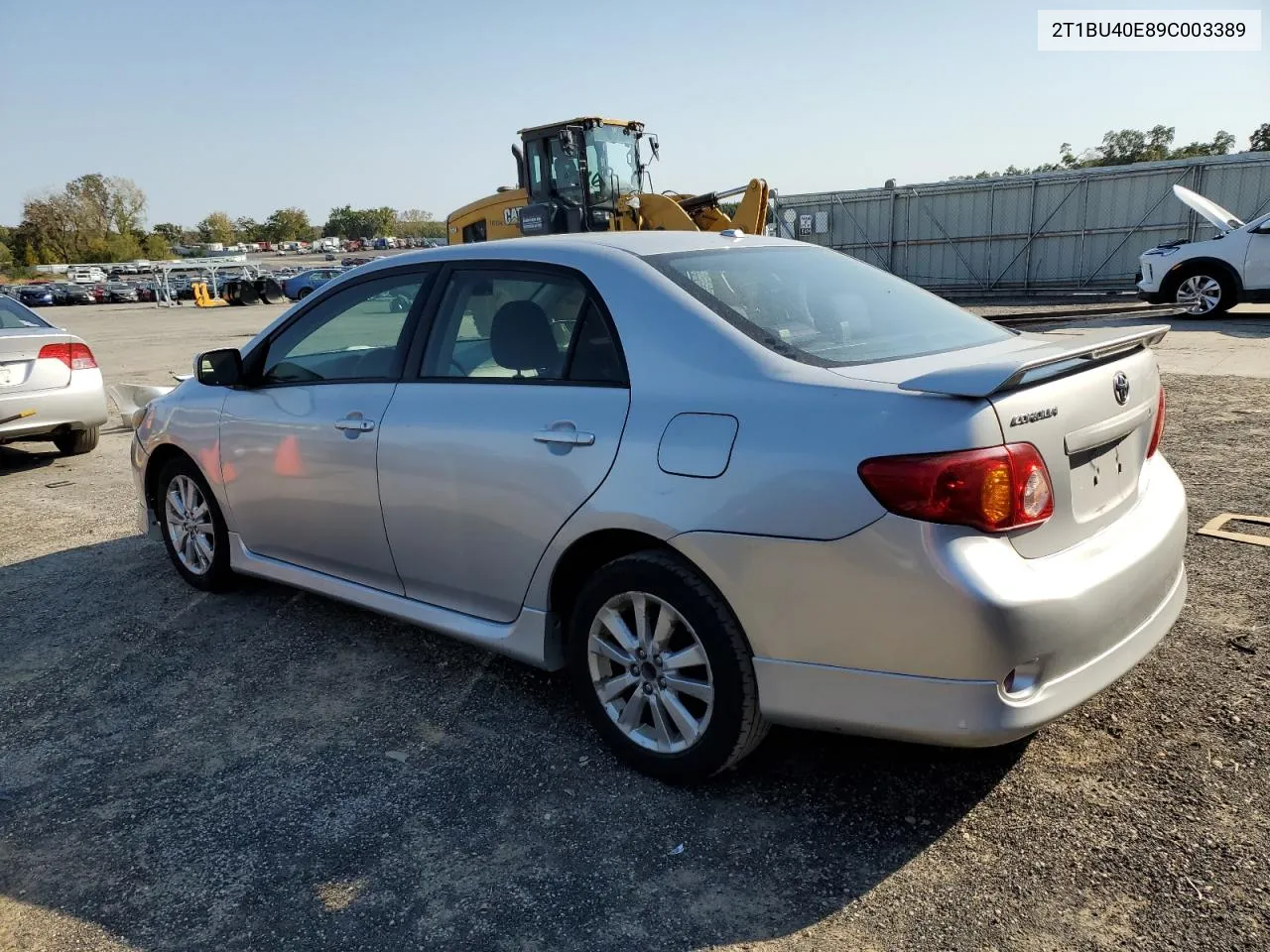 2009 Toyota Corolla Base VIN: 2T1BU40E89C003389 Lot: 75615664