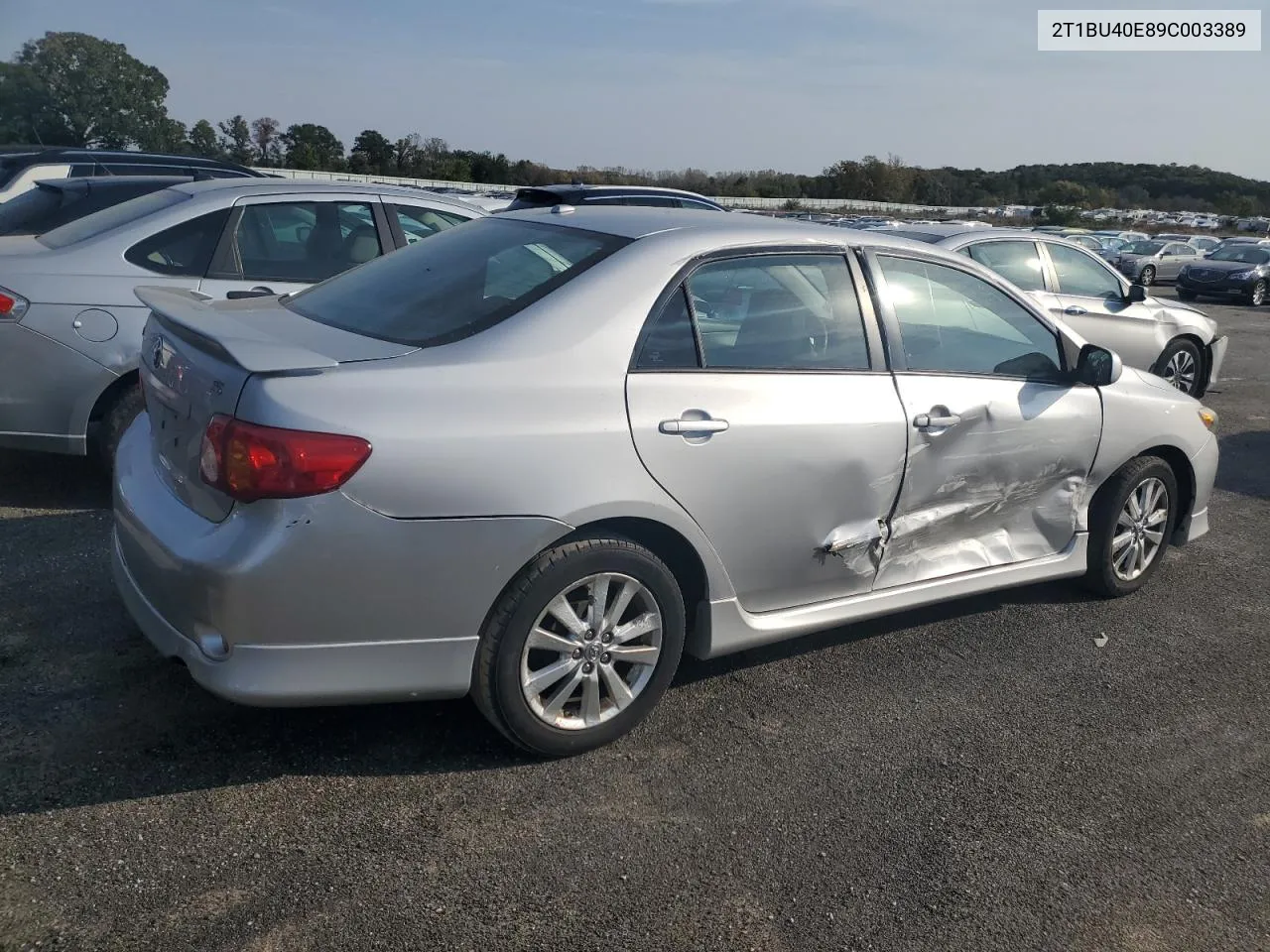 2T1BU40E89C003389 2009 Toyota Corolla Base