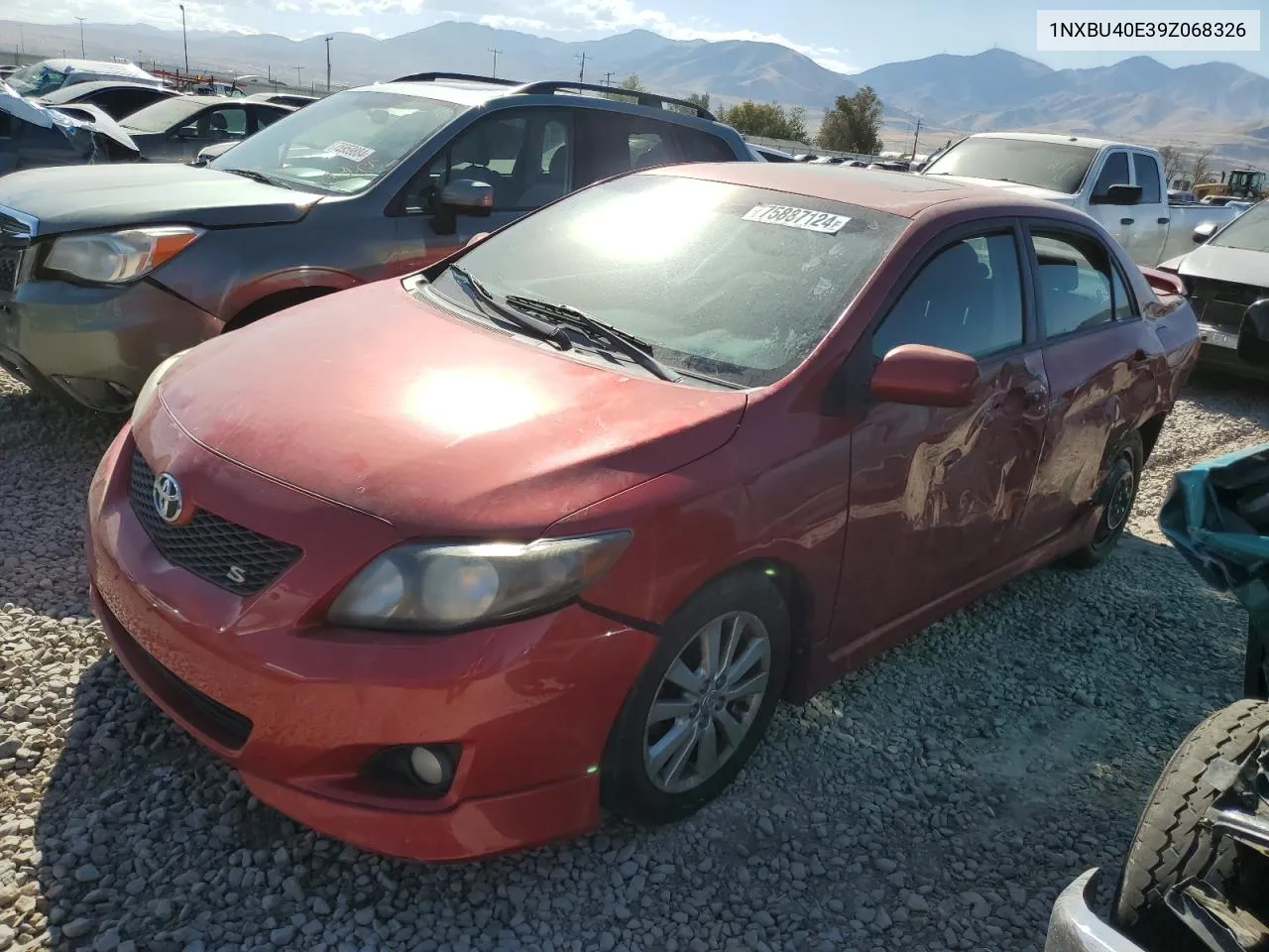 2009 Toyota Corolla Base VIN: 1NXBU40E39Z068326 Lot: 75887124