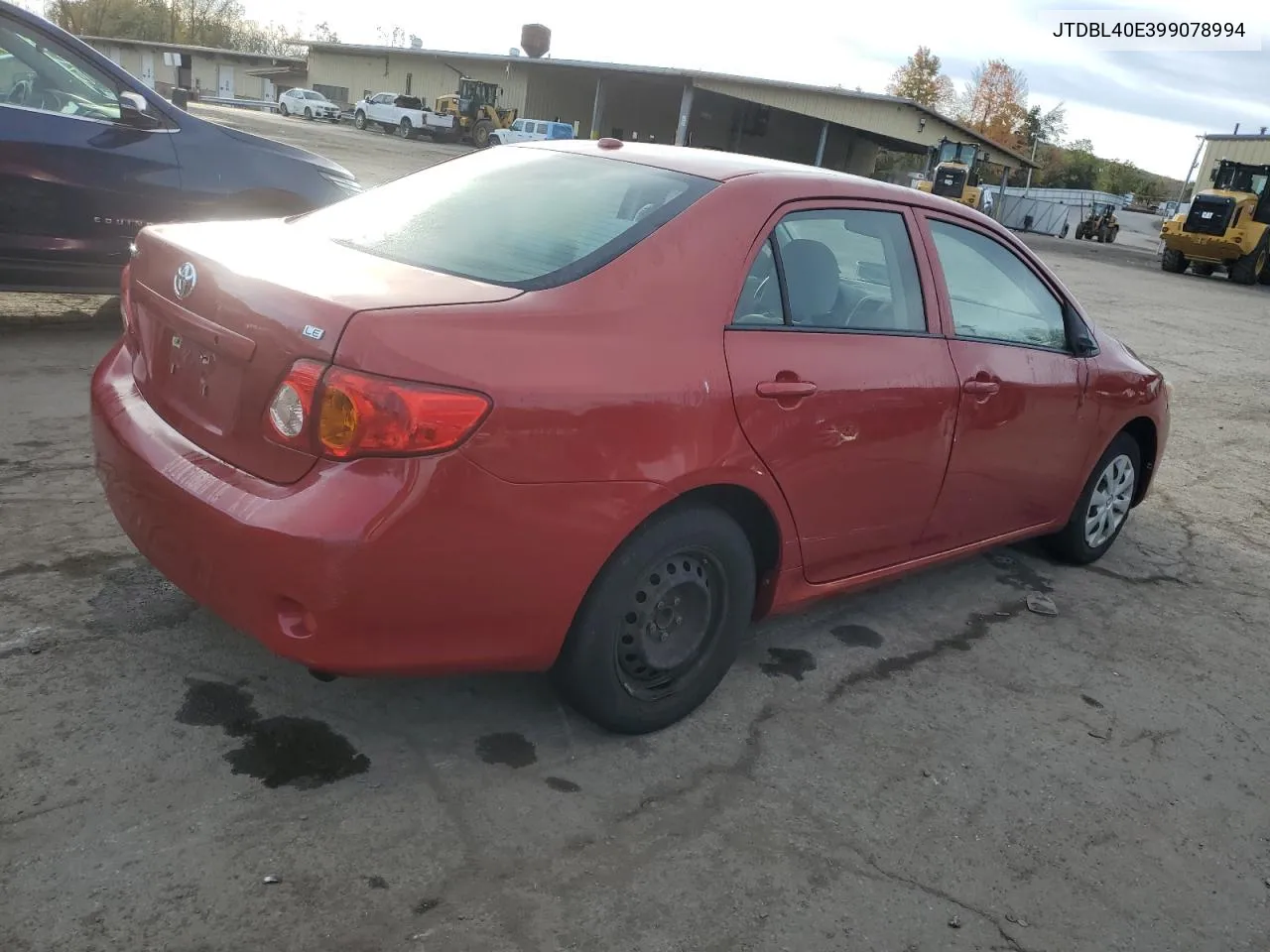 2009 Toyota Corolla Base VIN: JTDBL40E399078994 Lot: 75955804