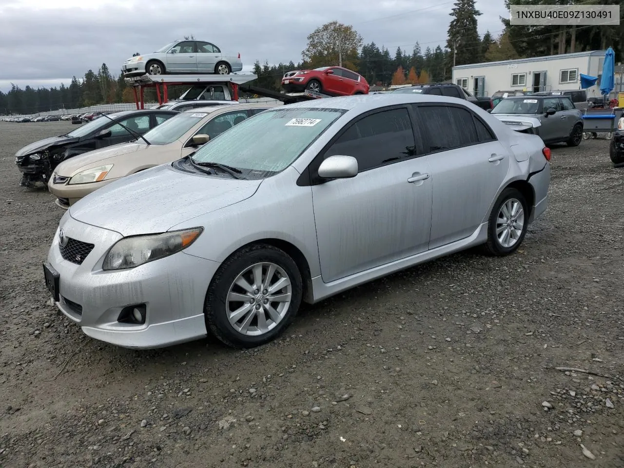 2009 Toyota Corolla Base VIN: 1NXBU40E09Z130491 Lot: 75962714