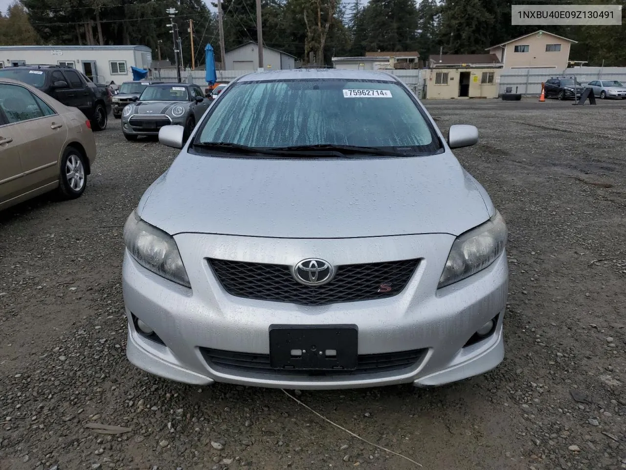 2009 Toyota Corolla Base VIN: 1NXBU40E09Z130491 Lot: 75962714