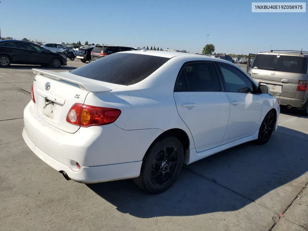 2009 Toyota Corolla Base VIN: 1NXBU40E19Z058975 Lot: 76082294