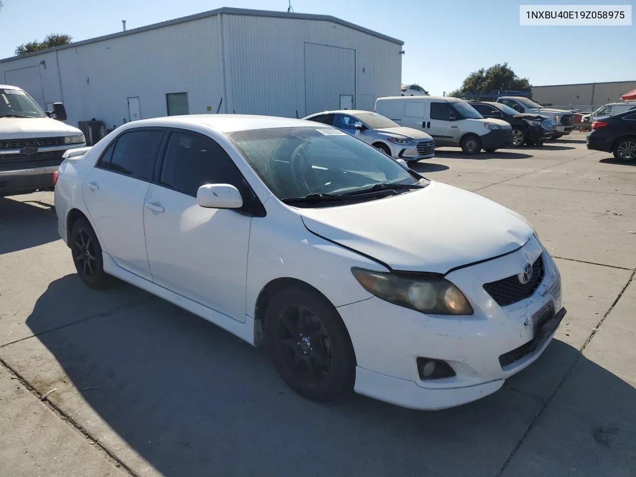 2009 Toyota Corolla Base VIN: 1NXBU40E19Z058975 Lot: 76082294