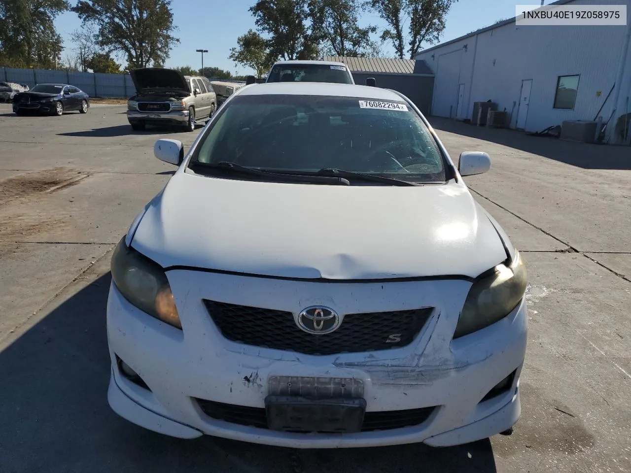 2009 Toyota Corolla Base VIN: 1NXBU40E19Z058975 Lot: 76082294