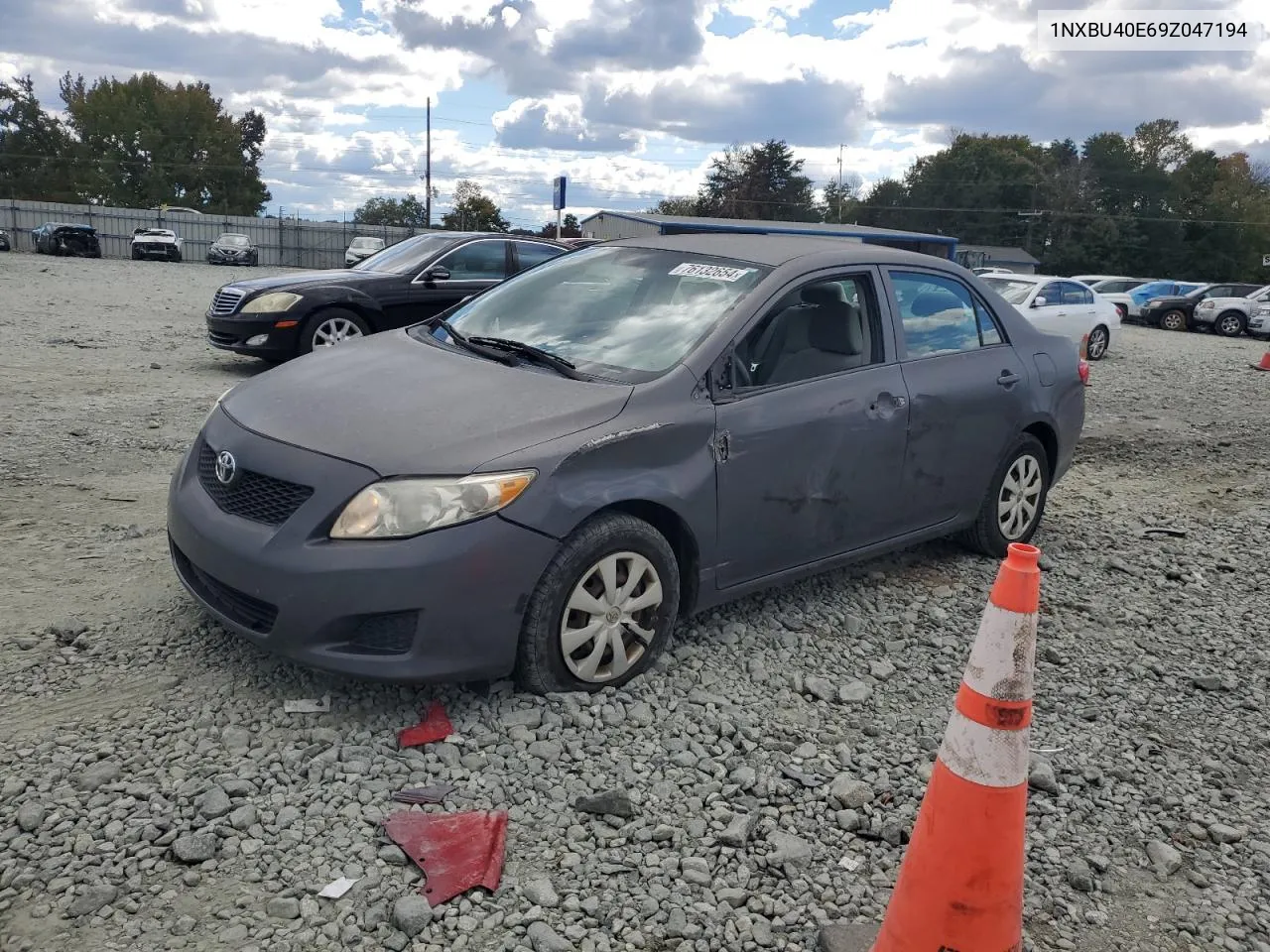 2009 Toyota Corolla Base VIN: 1NXBU40E69Z047194 Lot: 76132654