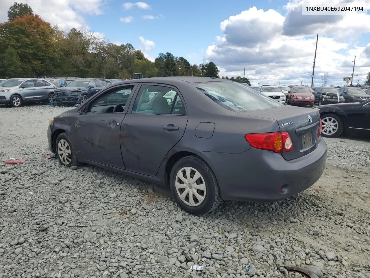 2009 Toyota Corolla Base VIN: 1NXBU40E69Z047194 Lot: 76132654