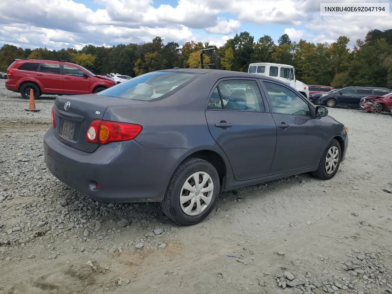 2009 Toyota Corolla Base VIN: 1NXBU40E69Z047194 Lot: 76132654