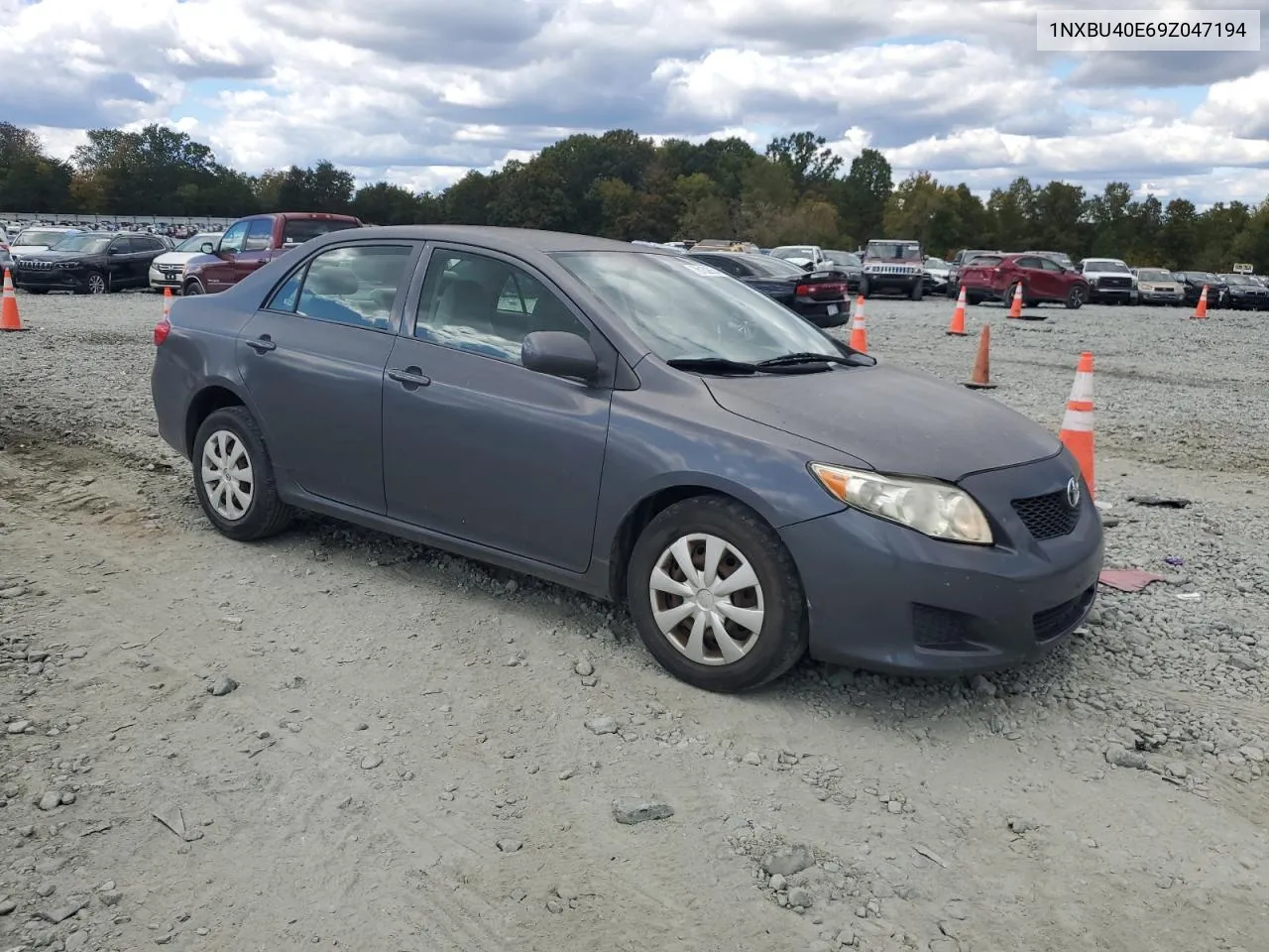 2009 Toyota Corolla Base VIN: 1NXBU40E69Z047194 Lot: 76132654