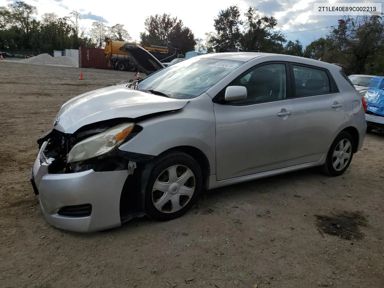 2009 Toyota Corolla Matrix S VIN: 2T1LE40E89C002213 Lot: 76192474