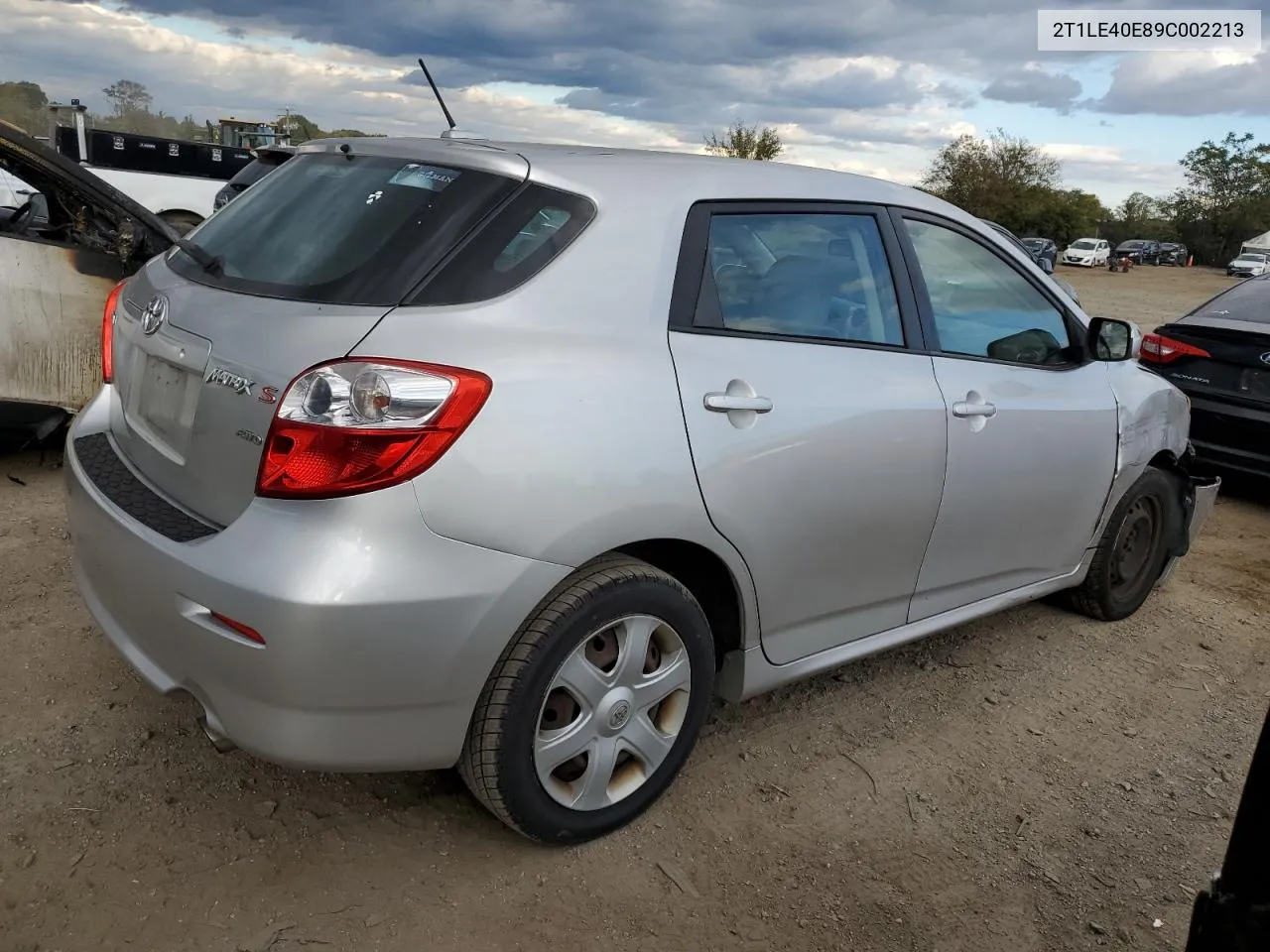 2009 Toyota Corolla Matrix S VIN: 2T1LE40E89C002213 Lot: 76192474