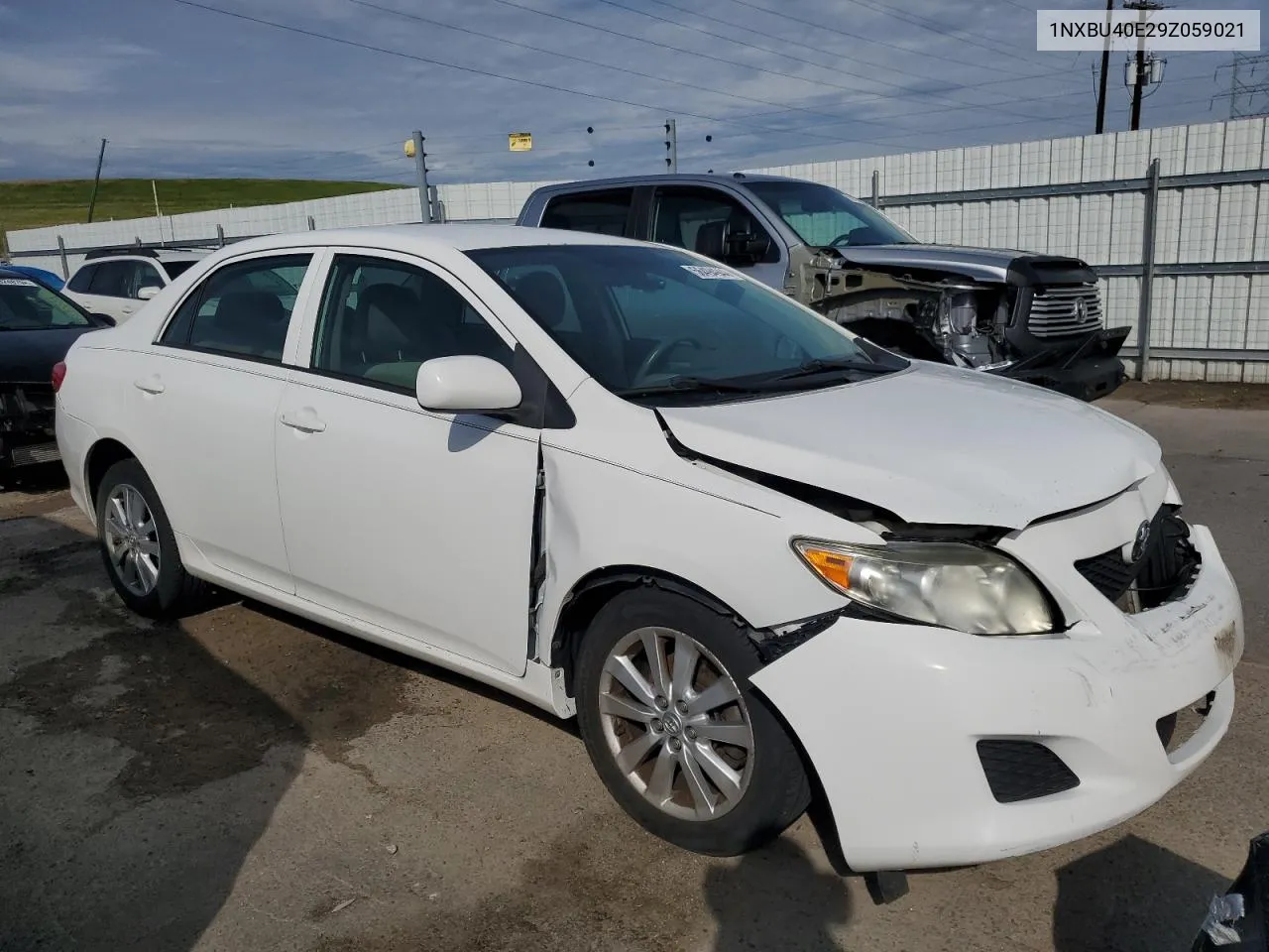 2009 Toyota Corolla Base VIN: 1NXBU40E29Z059021 Lot: 76259924