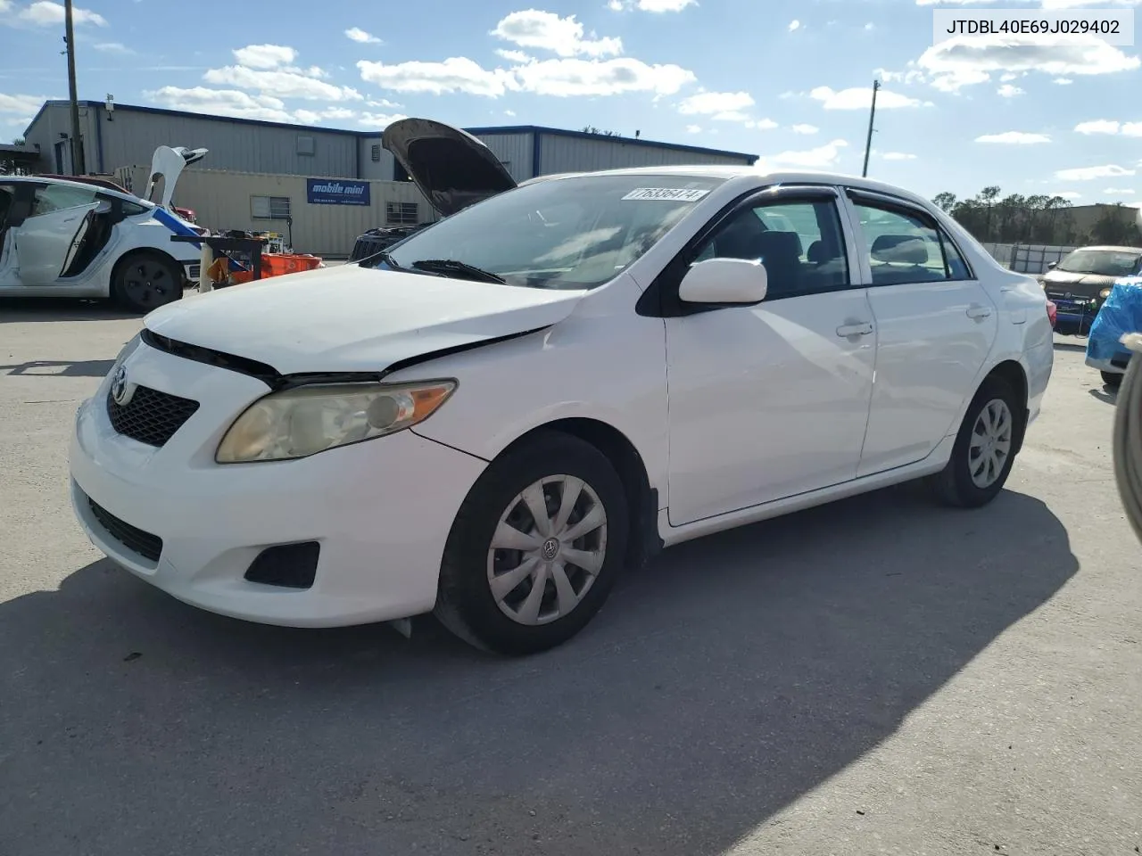 2009 Toyota Corolla Base VIN: JTDBL40E69J029402 Lot: 76336474