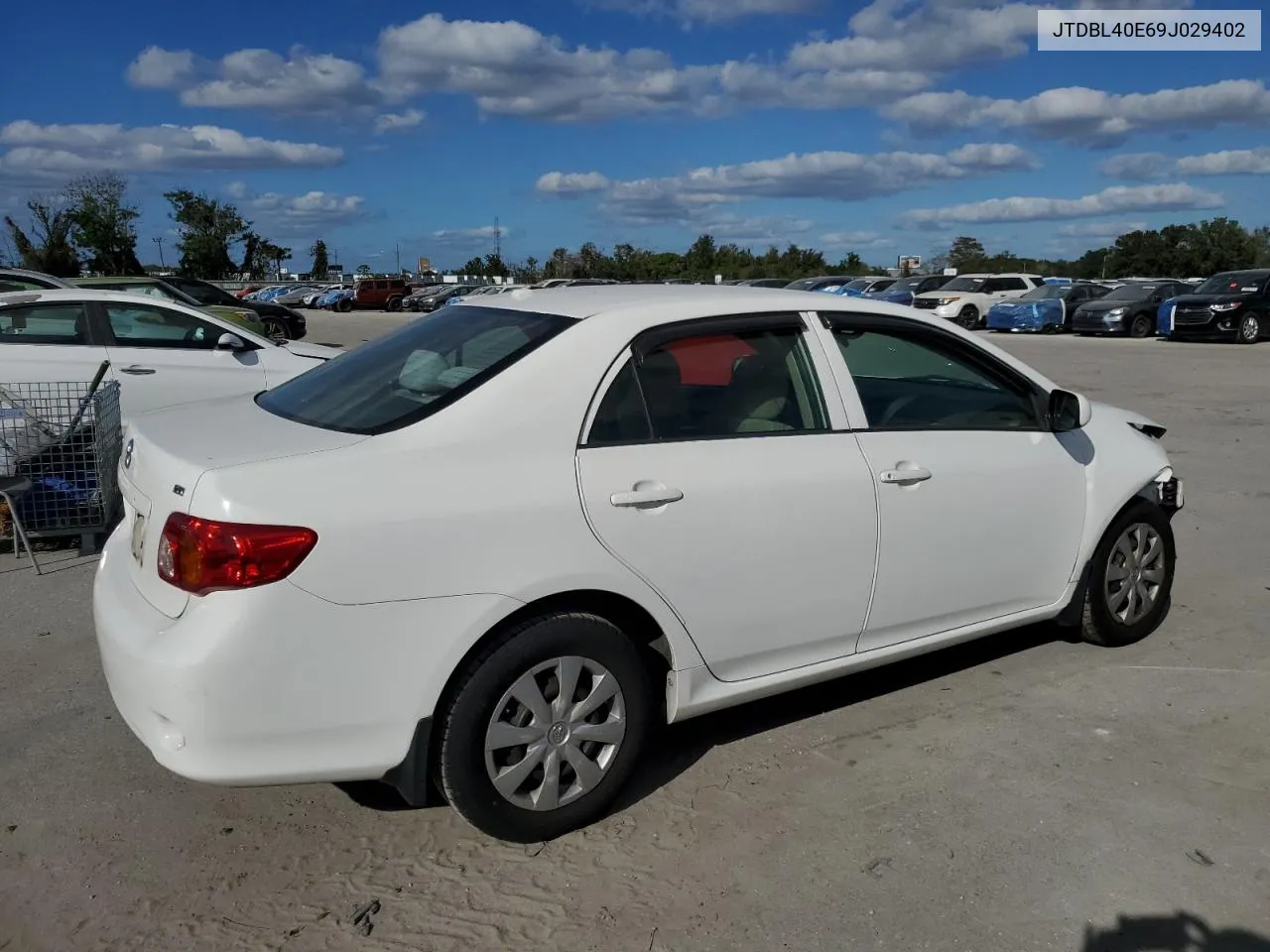 2009 Toyota Corolla Base VIN: JTDBL40E69J029402 Lot: 76336474