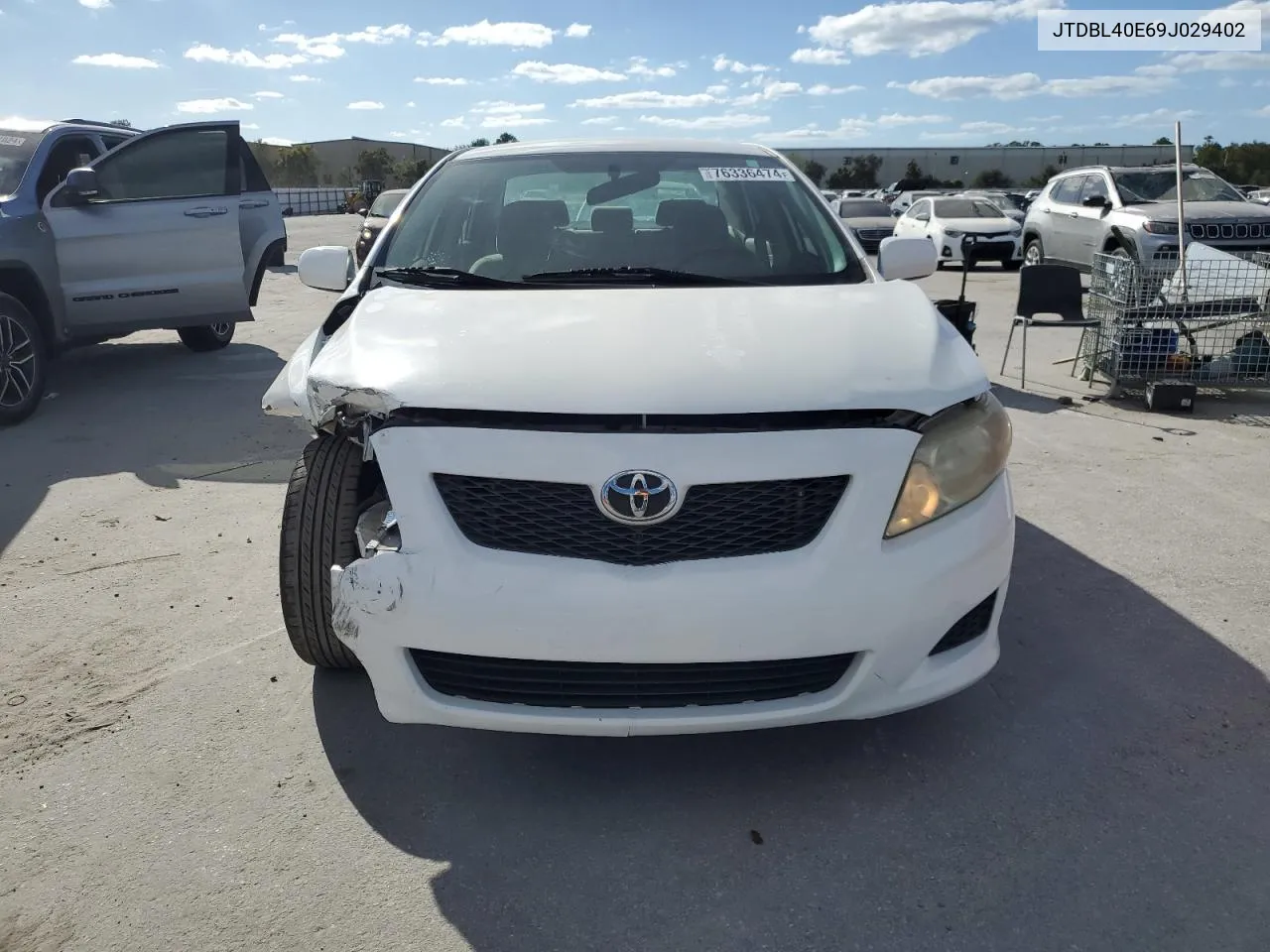 2009 Toyota Corolla Base VIN: JTDBL40E69J029402 Lot: 76336474