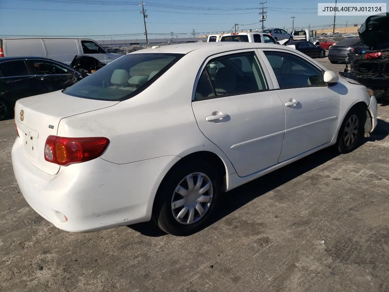 2009 Toyota Corolla Base VIN: JTDBL40E79J012124 Lot: 76626454