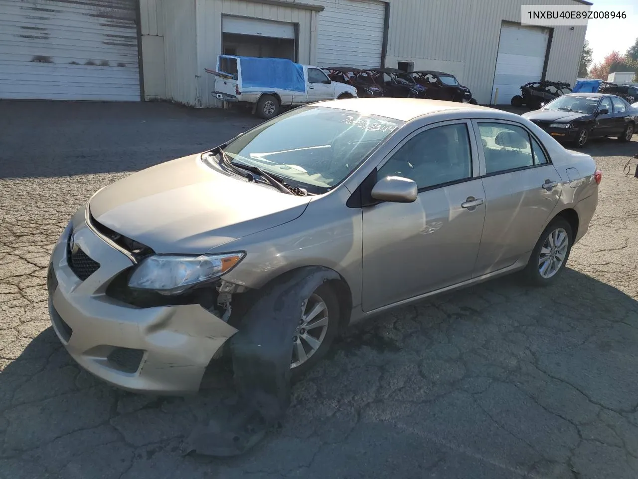 2009 Toyota Corolla Base VIN: 1NXBU40E89Z008946 Lot: 76748344