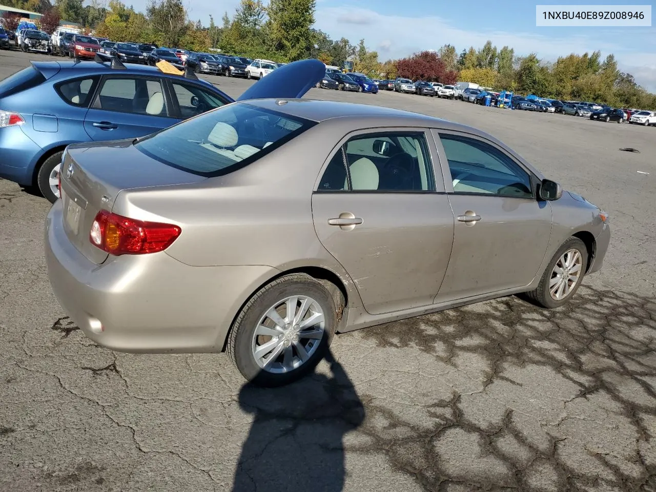 2009 Toyota Corolla Base VIN: 1NXBU40E89Z008946 Lot: 76748344