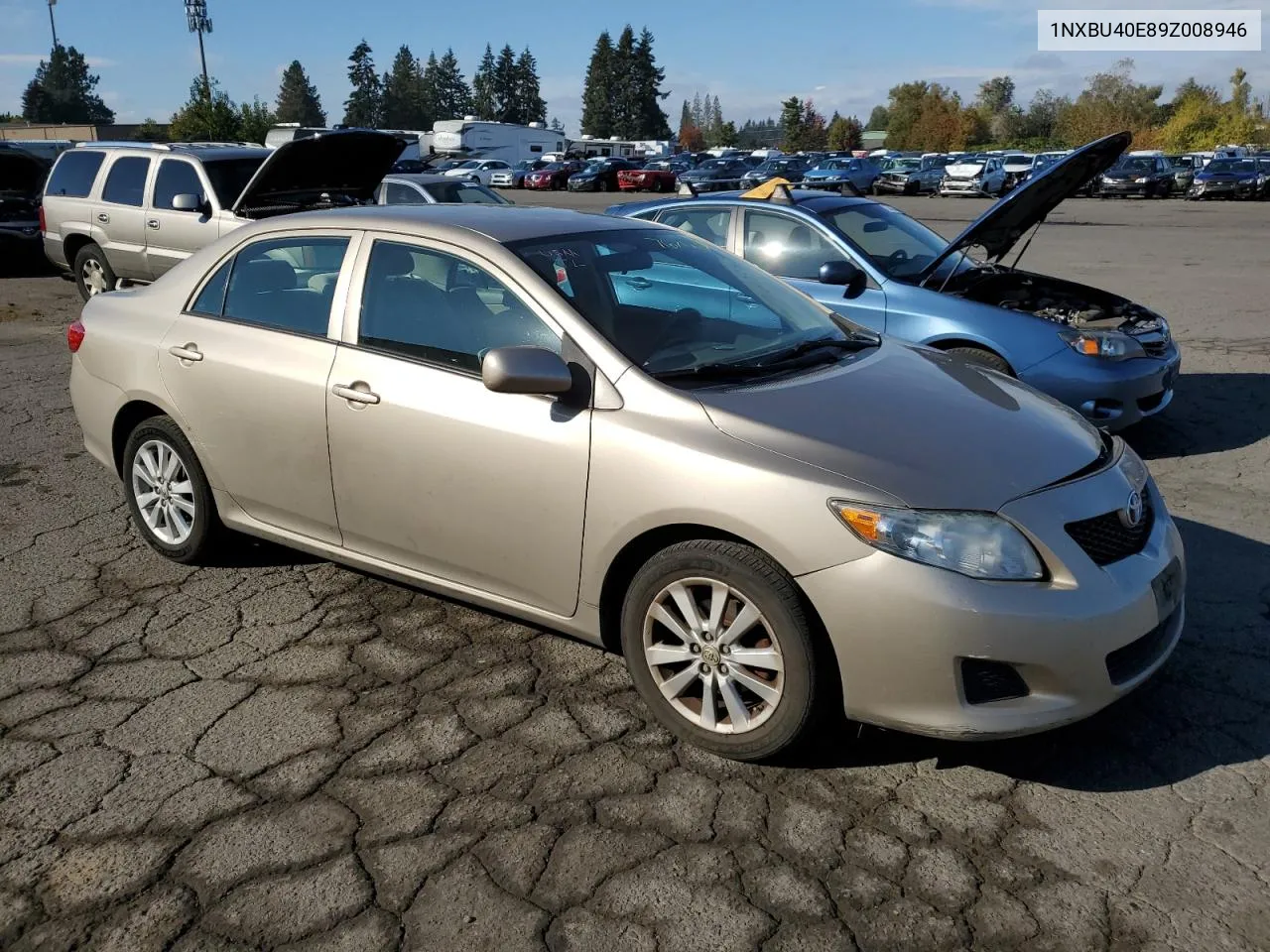 2009 Toyota Corolla Base VIN: 1NXBU40E89Z008946 Lot: 76748344