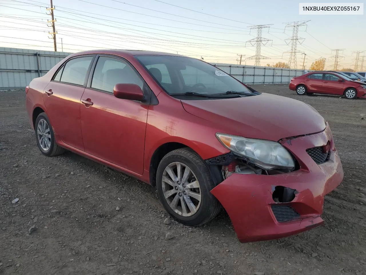 2009 Toyota Corolla Base VIN: 1NXBU40EX9Z055167 Lot: 76749354