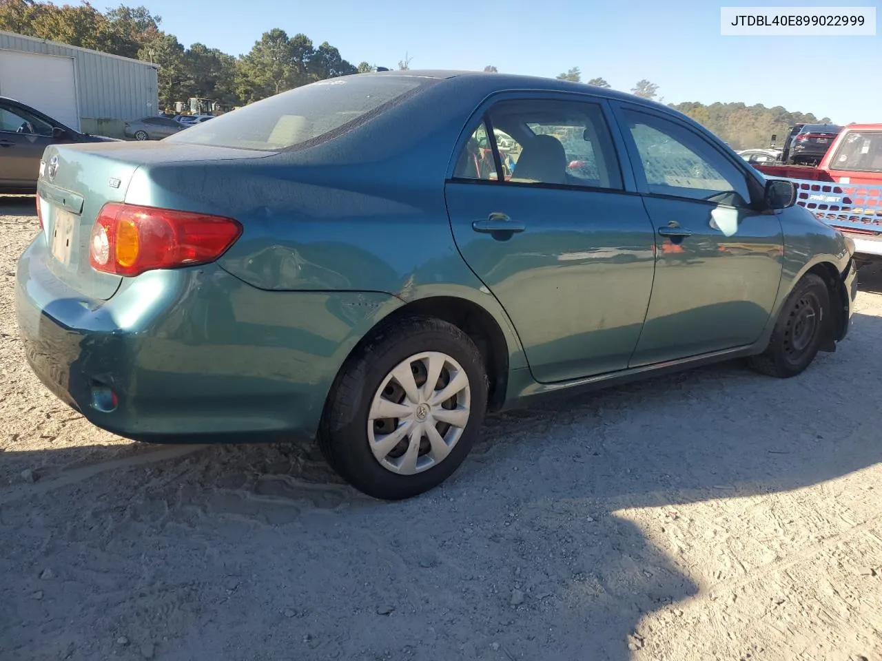 2009 Toyota Corolla Base VIN: JTDBL40E899022999 Lot: 76886974