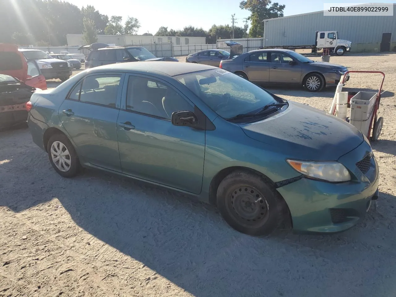 2009 Toyota Corolla Base VIN: JTDBL40E899022999 Lot: 76886974