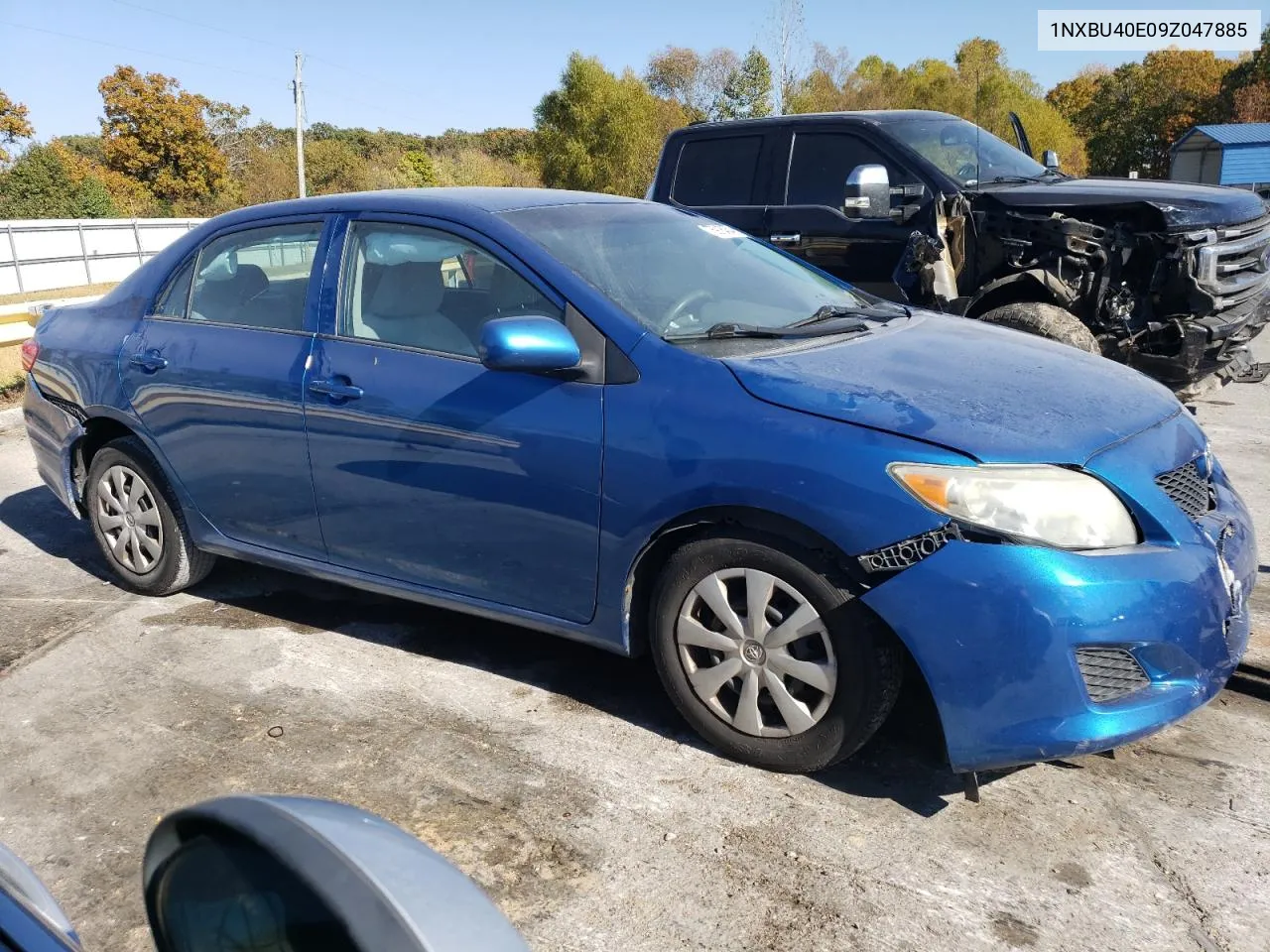 2009 Toyota Corolla Base VIN: 1NXBU40E09Z047885 Lot: 76918454